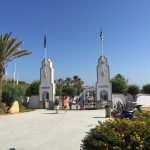 Eingang der Thermen von Kallithea auf der griechischen Insel Rhodos.