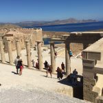 Akropolis von Lindos auf der griechischen Insel Rhodos