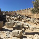 Akropolis von Lindos auf der griechischen Insel Rhodos