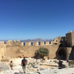 Akropolis von Lindos auf der griechischen Insel Rhodos