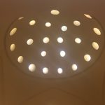 Kuppel mit Lichteinlässen im türkischen Bad in Kos Stadt