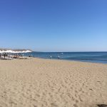 Strand in Faliraki auf der griechischen Insel Rodhos