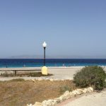Blick zur Türkei von Rhodos (Stadt) auf der gleichnamigen griechischen Insel.