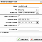 WLAN Schnittstelle in der Sophos UTM erstellen