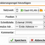 NAT-Maskierungsregel in der Sophos UTM