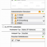 Hotspot für ein WLAN-Vouchersystem in der Sophos UTM erstellen